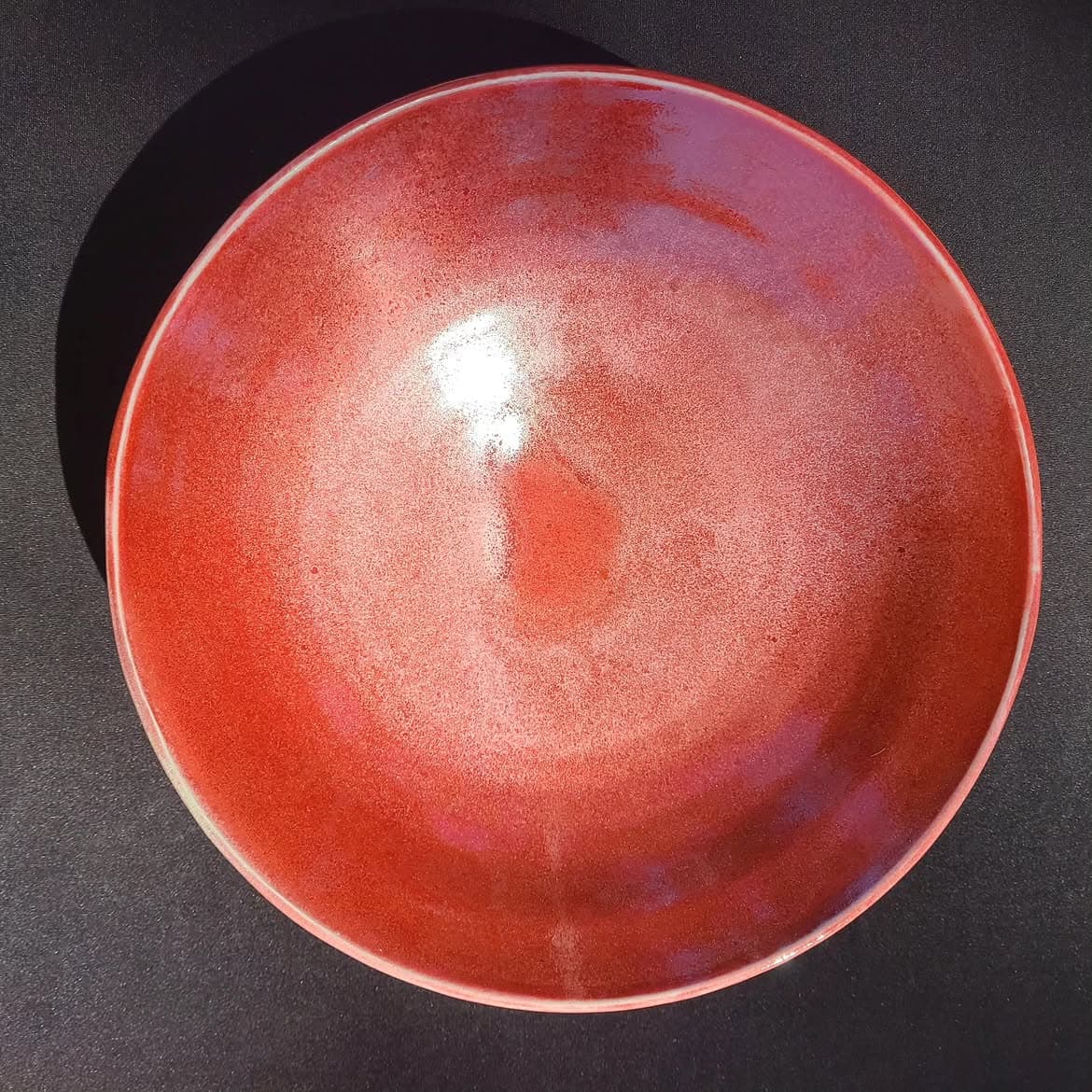 Copper Red — Wood-fired serving bowl, copper red and ash glaze