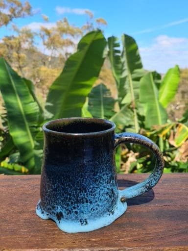 Meltide — Stoneware mug, wood-fired in reduction