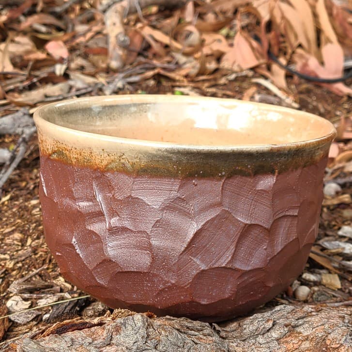 Shino Chawan — Wood-fired
